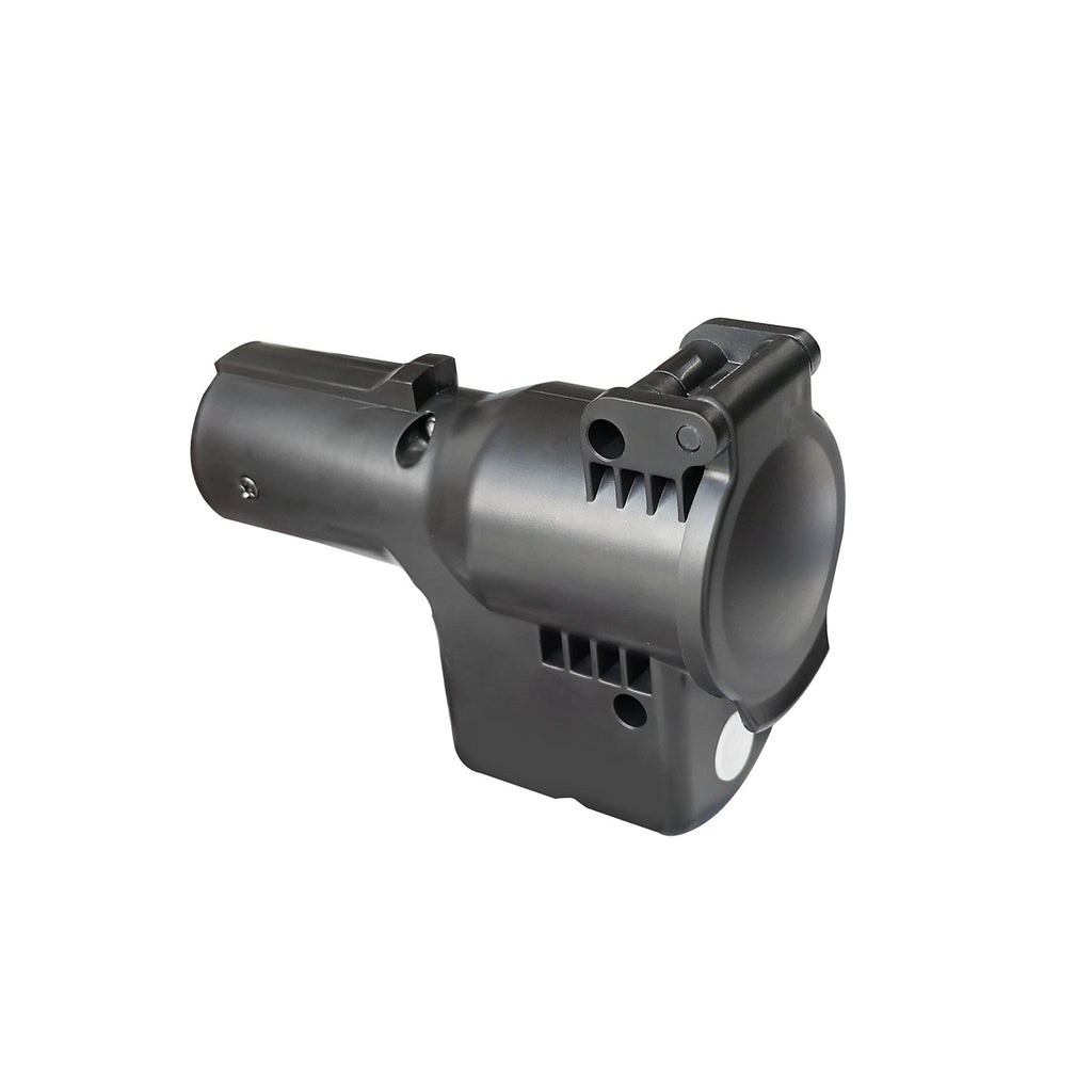 HENDO T7PS Wireless Trailer Light Transmitter – 7-Pin Round Plug Adapter for Wireless Trailer Light Kits, Plug-and-Play Tow Signal Transmitter