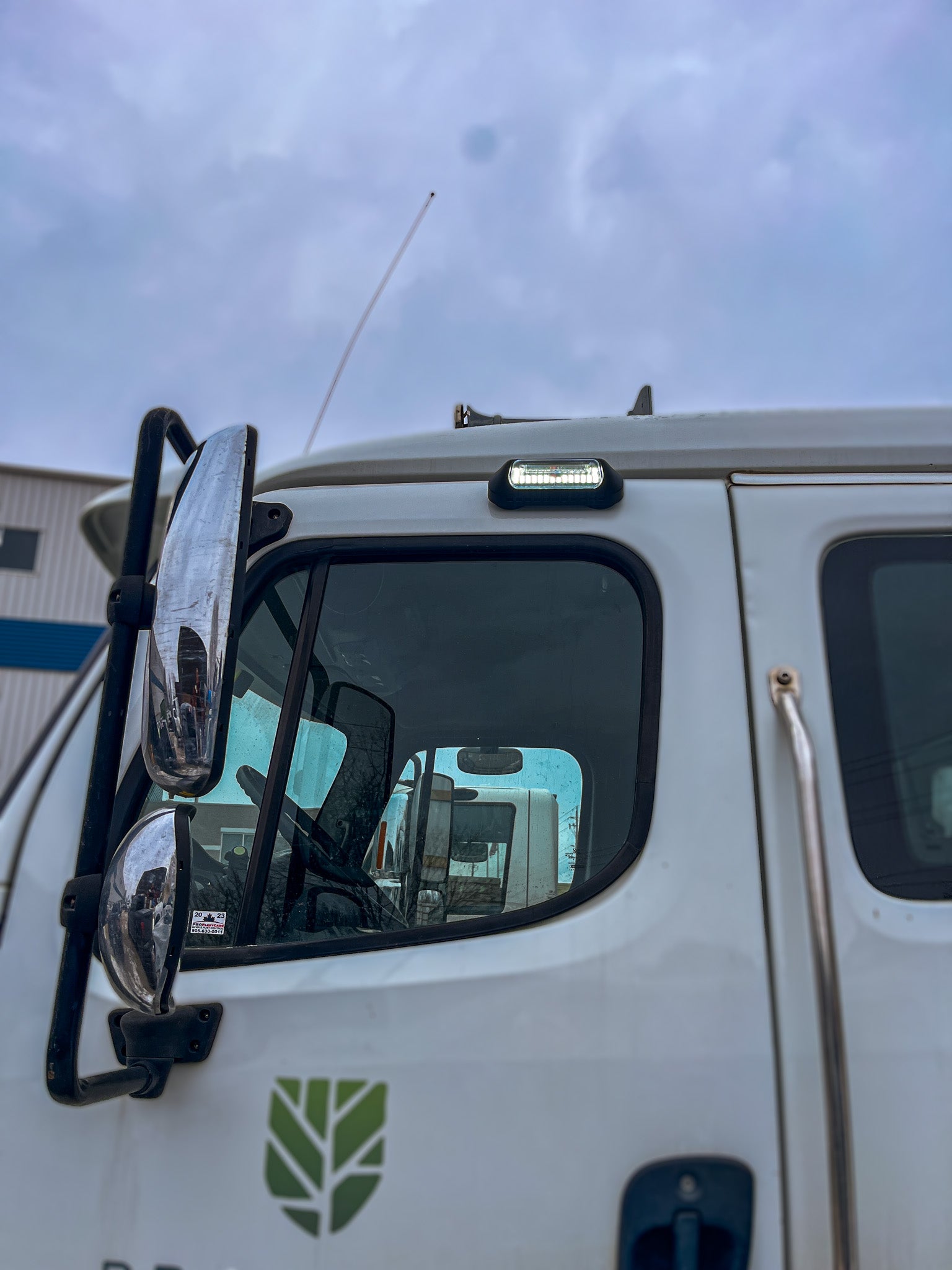 Black Wireless Work Light with Warning System and Motion Sensor