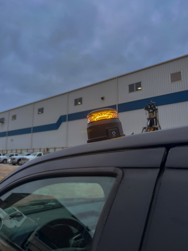 Wireless Class 1 Heavy-Duty Beacon With Remote– Black