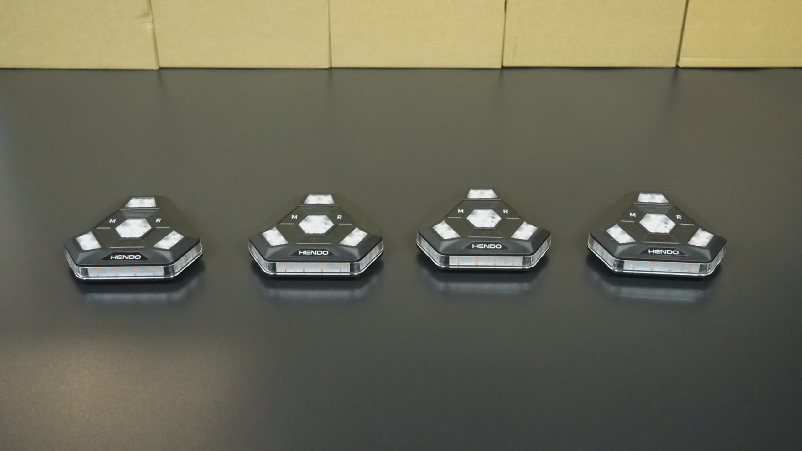 Emergency Roadside Traffic Director Beacons – High-Visibility RED LED Strobe Light 3 Pack