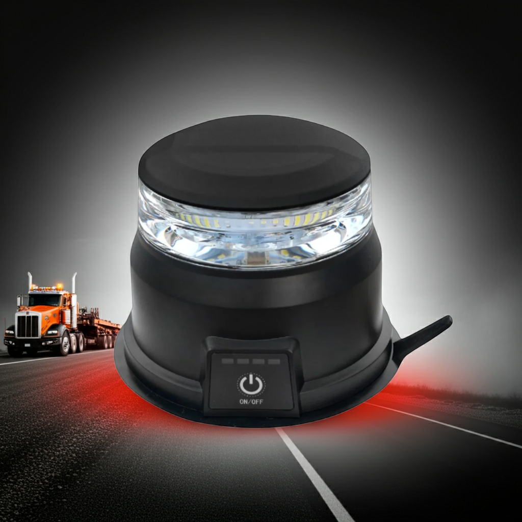 Wireless Class 1 Heavy-Duty Beacon With Remote– Black